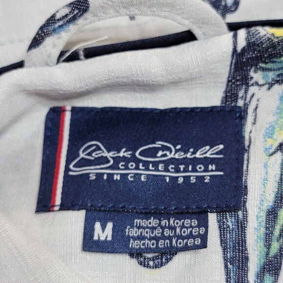 Jack O'neill Collection SS Full Button Shirt Fishing Lures - Size Medium NWT - Picture 4 of 6